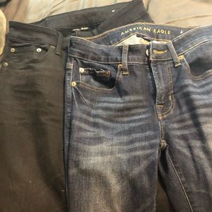 2 pairs of American Eagle jeans